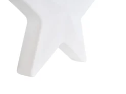 Hot Beliani Lampada da terra LED per esterni OLSAN Stella 76 cm Bianco