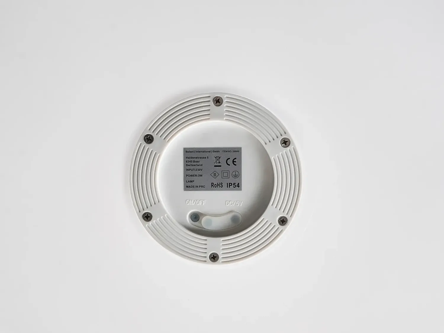 Hot Beliani Lampada da terra LED per esterni OLSAN Stella 76 cm Bianco