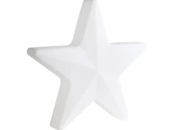 Hot Beliani Lampada da terra LED per esterni OLSAN Stella 76 cm Bianco