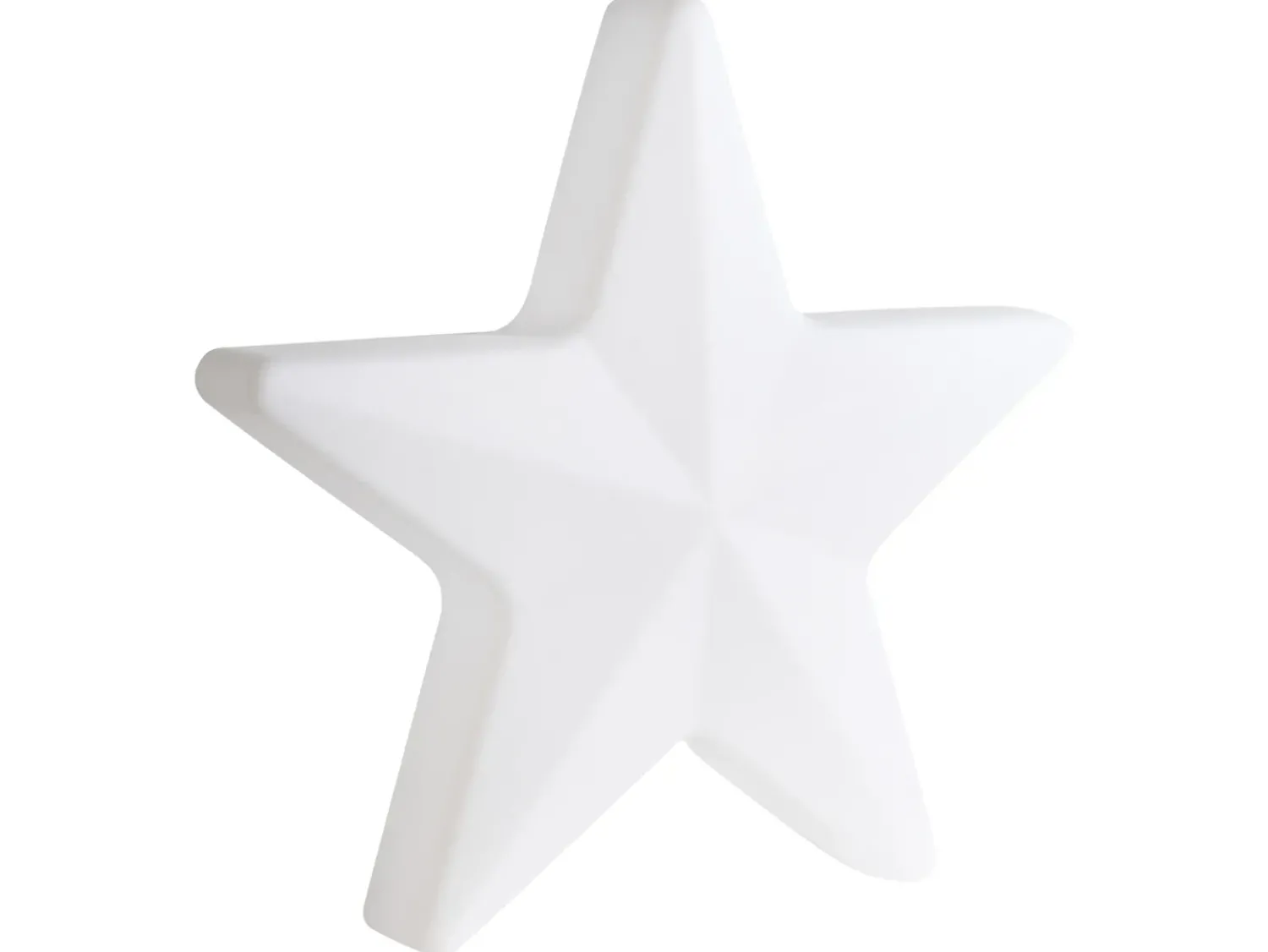Hot Beliani Lampada da terra LED per esterni OLSAN Stella 76 cm Bianco