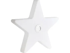 Hot Beliani Lampada da terra LED per esterni OLSAN Stella 76 cm Bianco