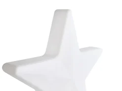 Hot Beliani Lampada da terra LED per esterni OLSAN Stella 76 cm Bianco