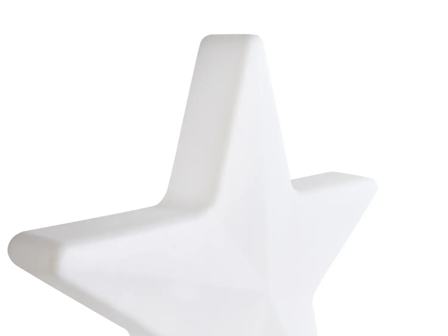 Hot Beliani Lampada da terra LED per esterni OLSAN Stella 76 cm Bianco