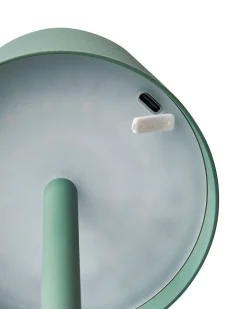 Beliani Lampada da terra senza fili a LED GAVARRESA con dimmer Metallo Verde