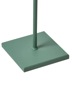 Beliani Lampada da terra senza fili a LED GAVARRESA con dimmer Metallo Verde