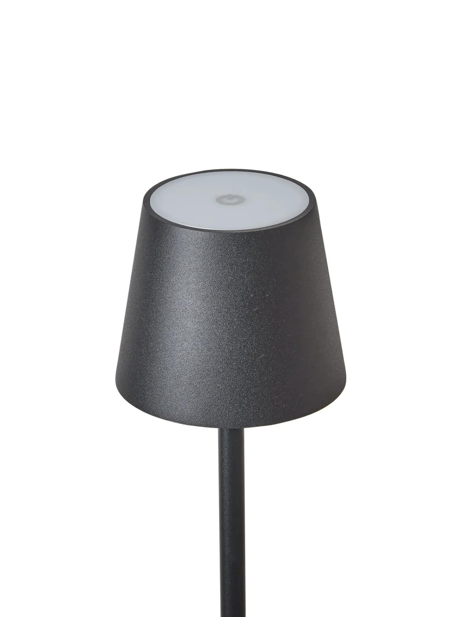 Beliani Lampada da terra senza fili a LED GAVARRESA con dimmer Metallo Nero