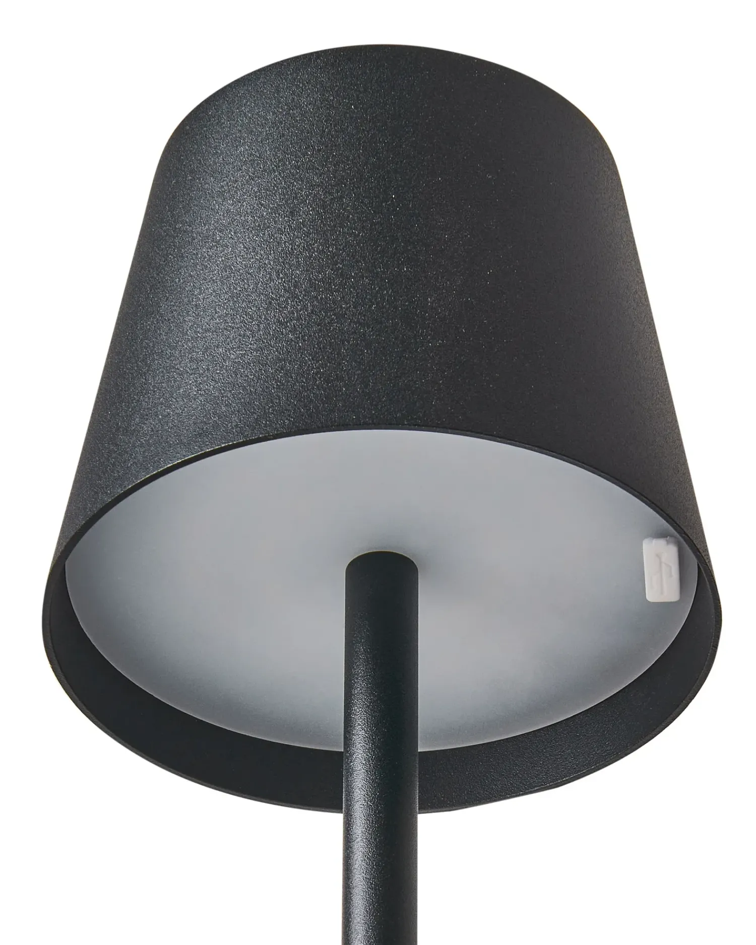 Beliani Lampada da terra senza fili a LED GAVARRESA con dimmer Metallo Nero