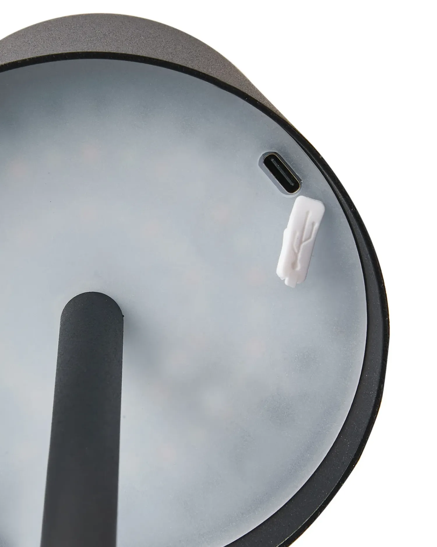 Beliani Lampada da terra senza fili a LED GAVARRESA con dimmer Metallo Nero