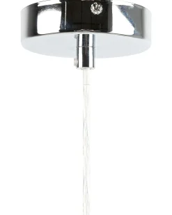 Clearance Beliani Lampadario ADORN Metallo Grigio chiaro Argento Grigio