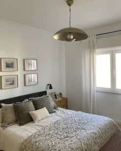New Beliani Lampadario AGRANI Metallo Oro Ottone