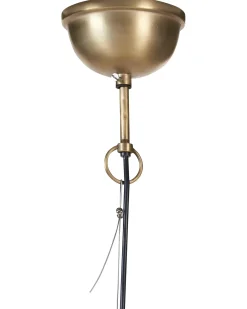 New Beliani Lampadario AGRANI Metallo Oro Ottone