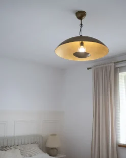 New Beliani Lampadario AGRANI Metallo Oro Ottone