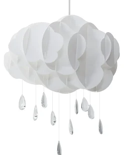 New Beliani Lampadario AILENNE Bianco