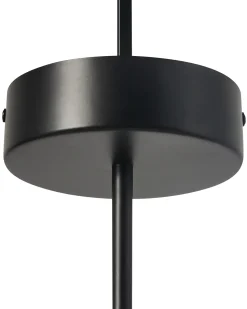 Discount Beliani Lampadario a LED AFRAM Metallo Nero