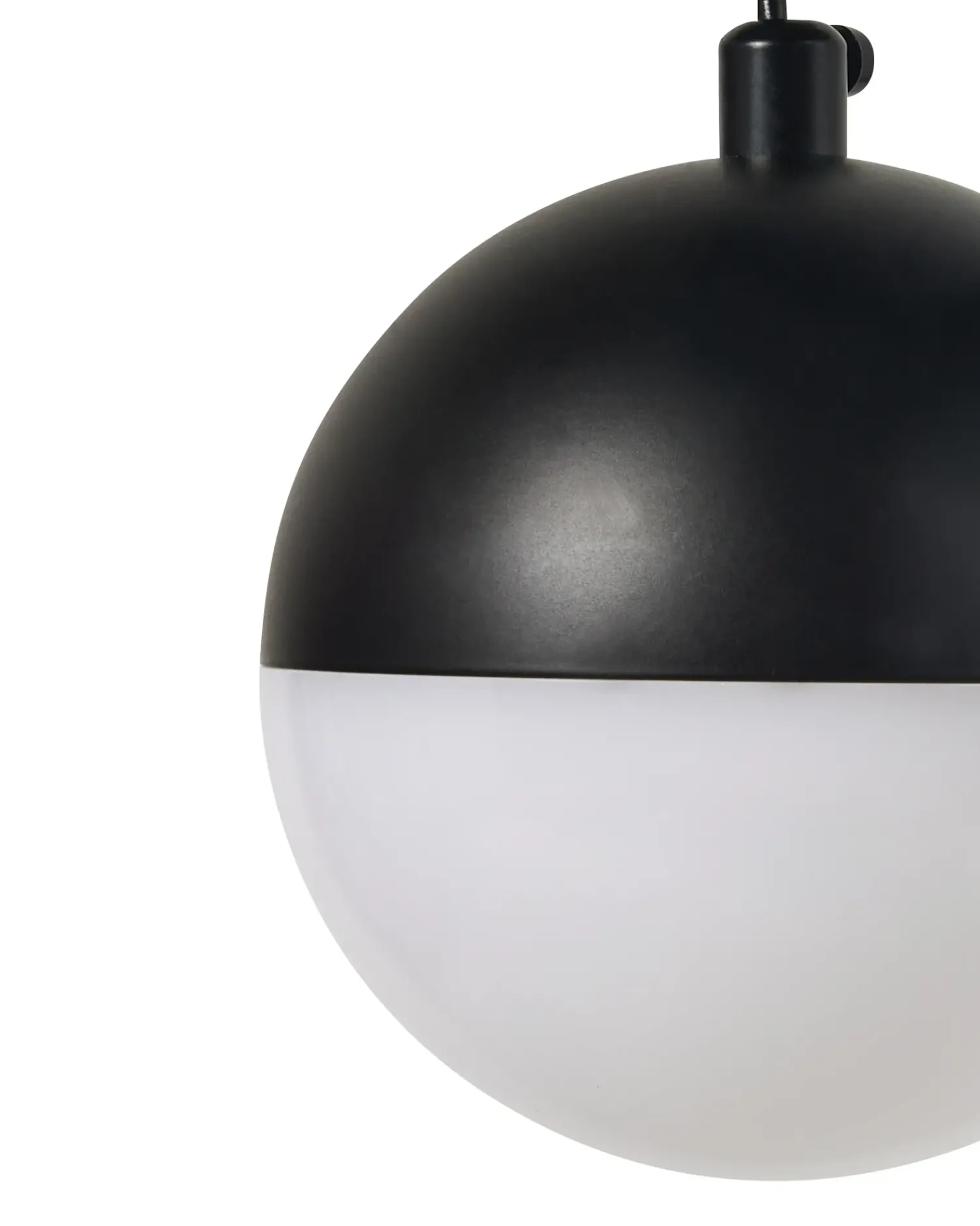 Discount Beliani Lampadario a LED ANKOBRA Metallo Nero Bianco Nero