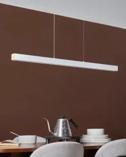 Outlet Beliani Lampadario a LED ARENAS con telecomando Bianco