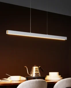 Outlet Beliani Lampadario a LED ARENAS con telecomando Bianco