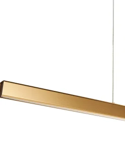 Outlet Beliani Lampadario a LED ARENAS con telecomando Oro