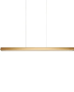 Outlet Beliani Lampadario a LED ARENAS con telecomando Oro