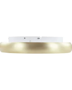 Outlet Beliani Lampadario a LED ATARAN Metallo Oro Bianco Oro