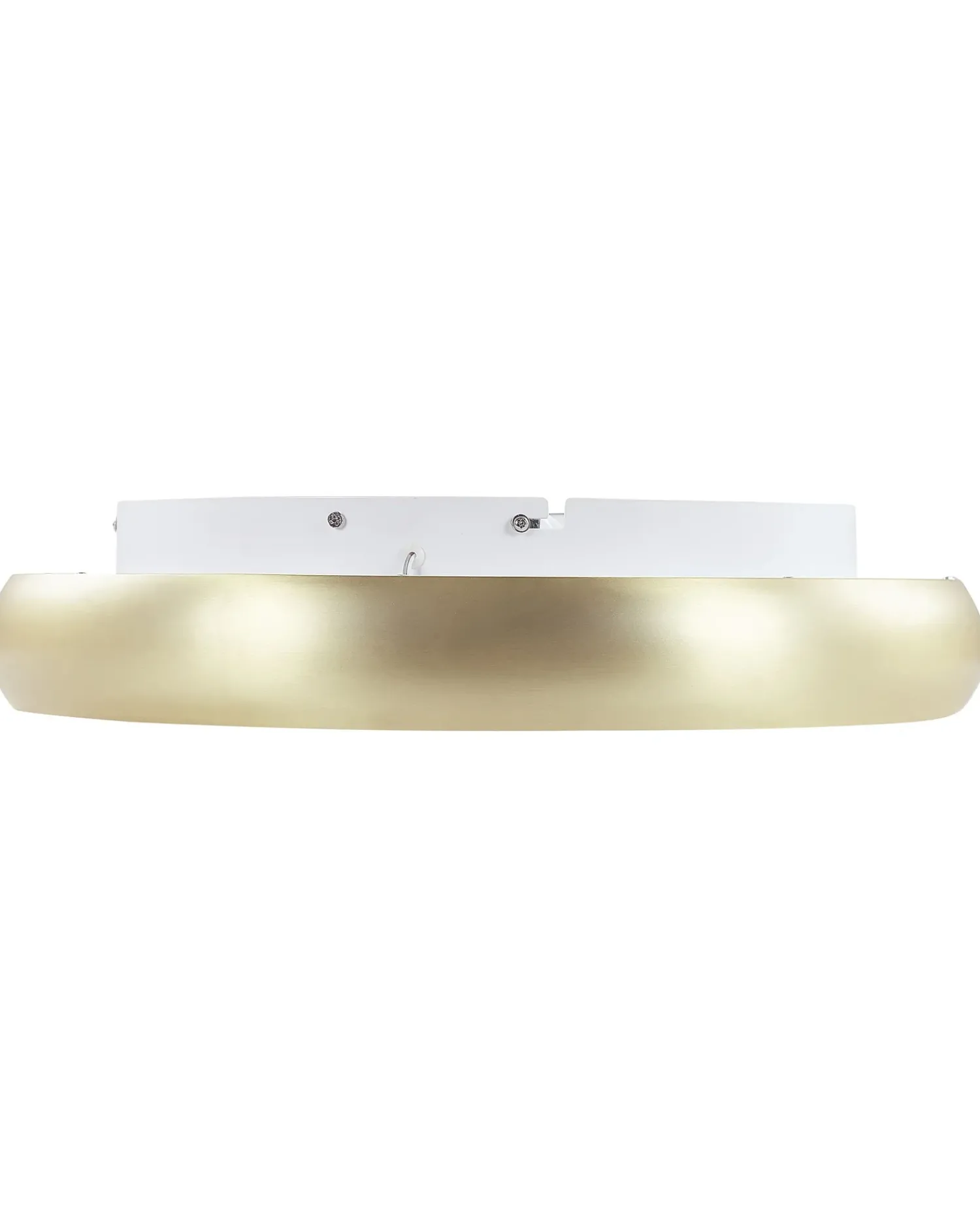 Outlet Beliani Lampadario a LED ATARAN Metallo Oro Bianco Oro