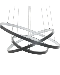 Best Beliani Lampadario a LED ATREK Metallo Nero