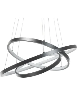 Best Beliani Lampadario a LED ATREK Metallo Nero