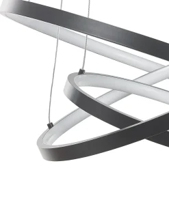 Best Beliani Lampadario a LED ATREK Metallo Nero