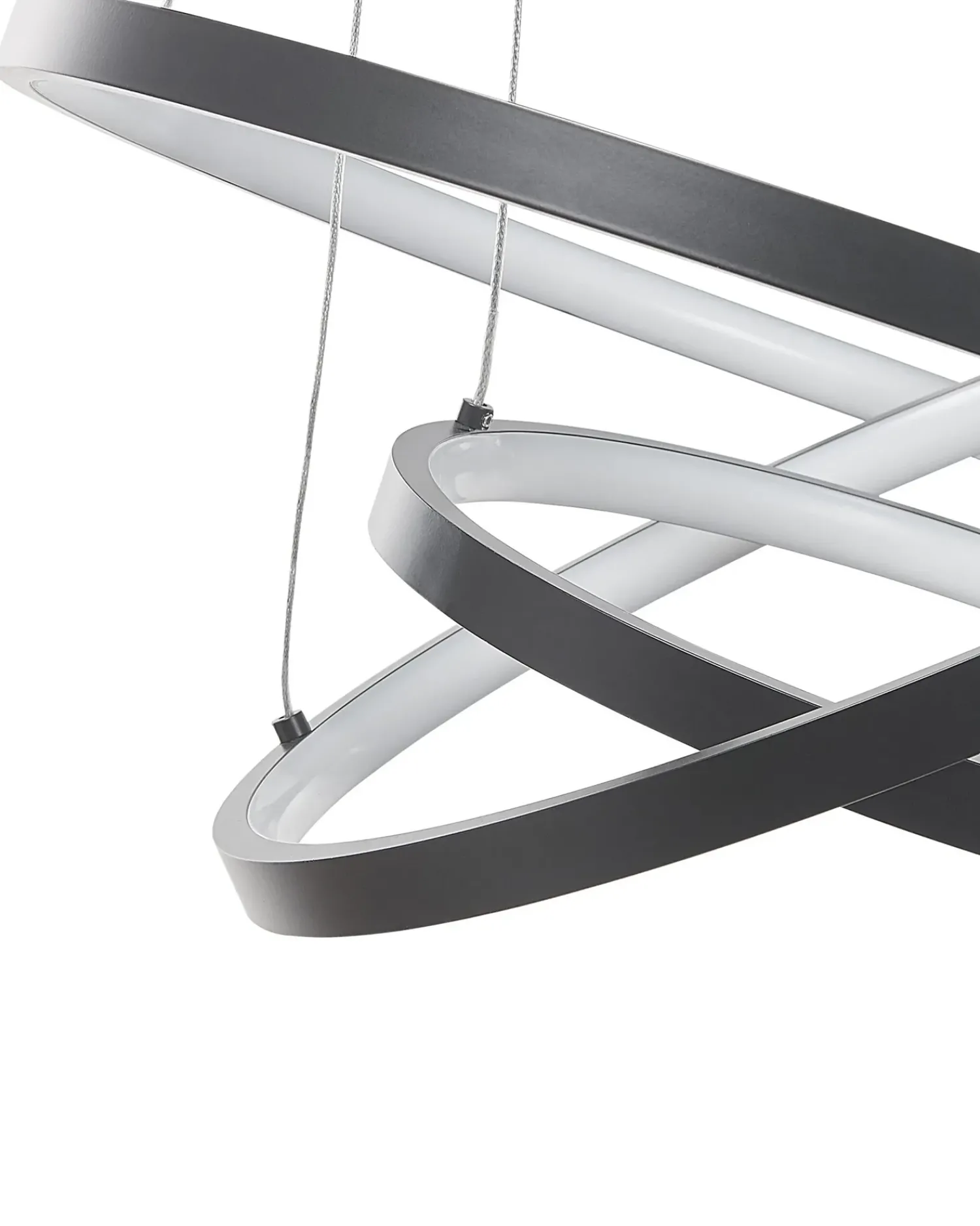 Best Beliani Lampadario a LED ATREK Metallo Nero