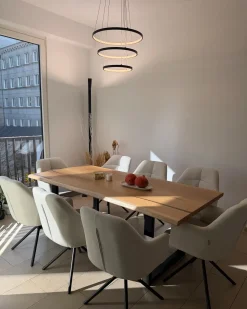 Best Beliani Lampadario a LED ATREK Metallo Nero