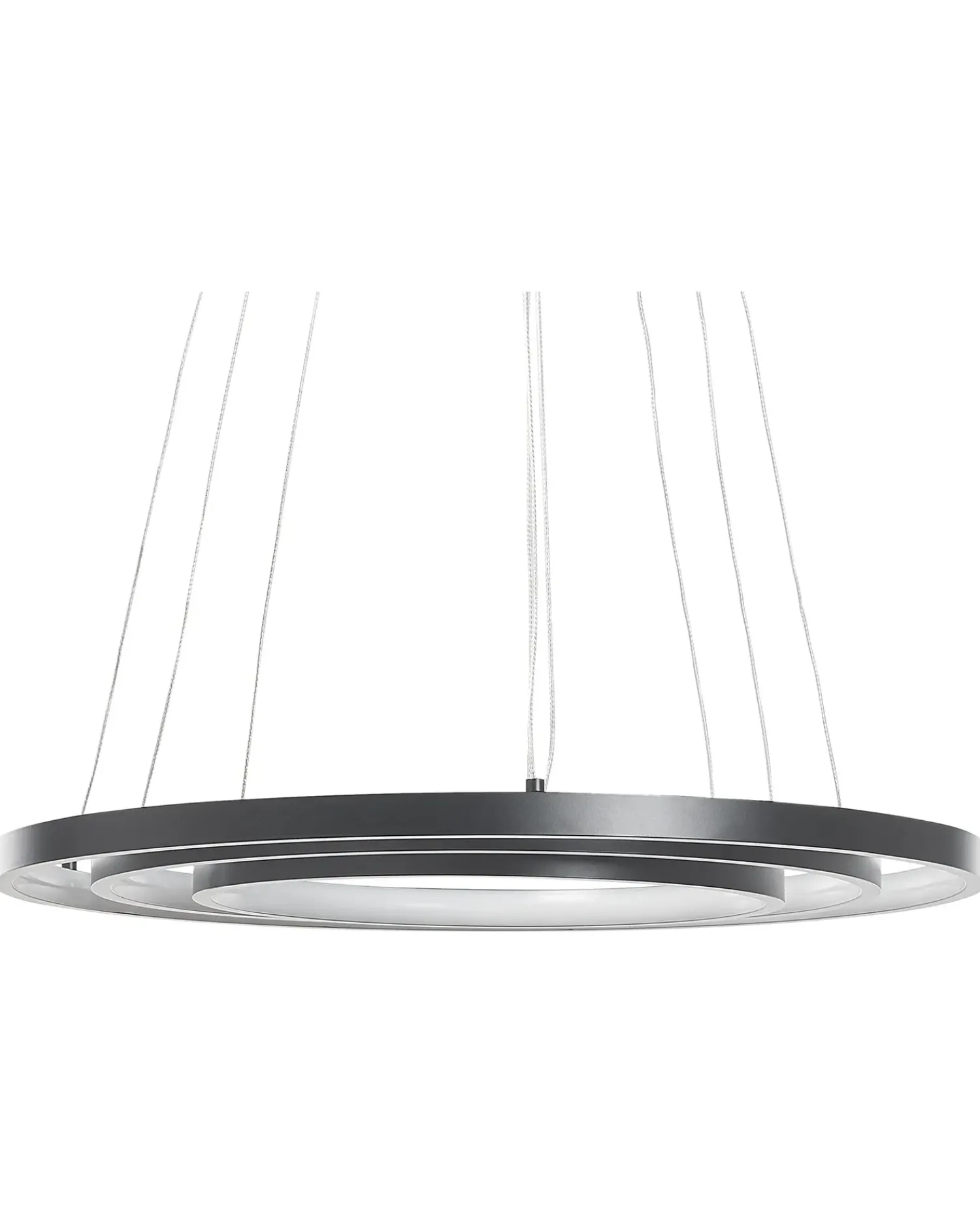Best Beliani Lampadario a LED ATREK Metallo Nero