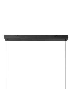 New Beliani Lampadario a LED BADDANA Metallo Nero