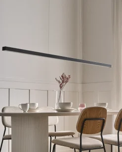 New Beliani Lampadario a LED BADDANA Metallo Nero