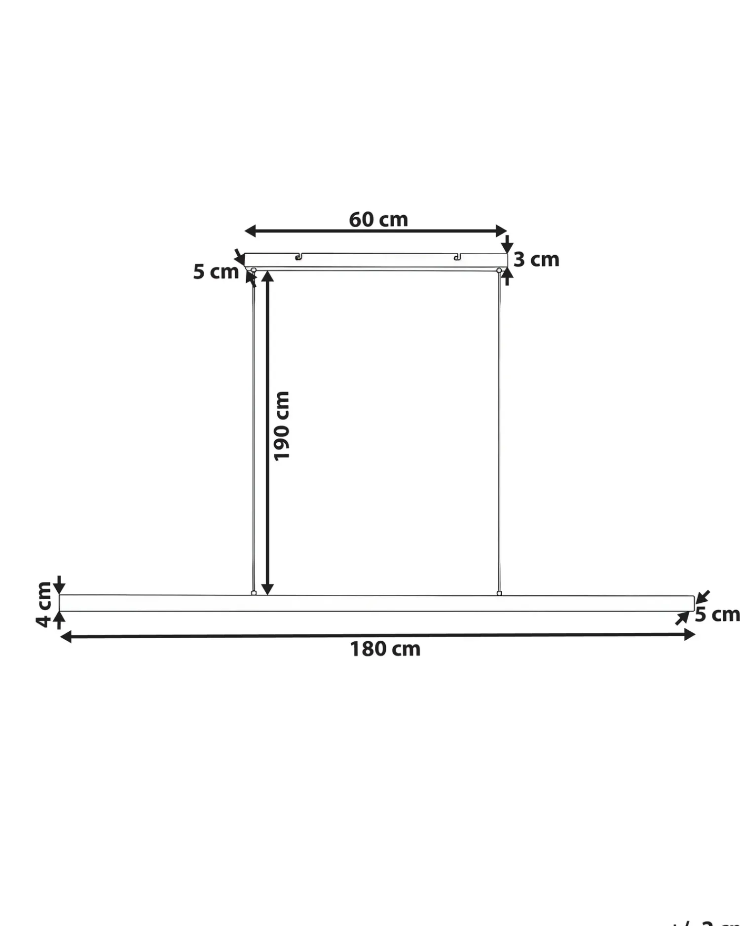 Discount Beliani Lampadario a LED BADDANA Metallo Argento