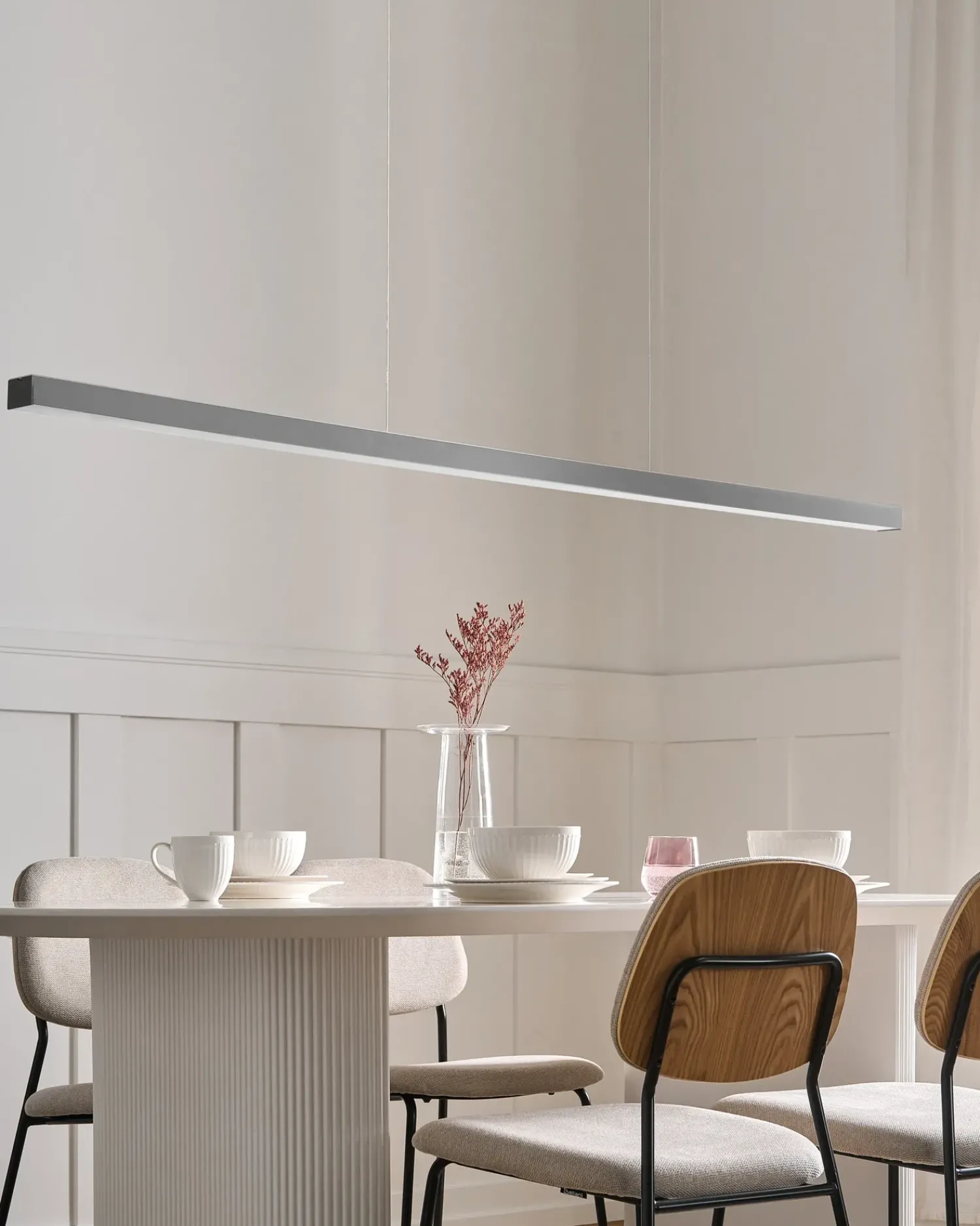 Discount Beliani Lampadario a LED BADDANA Metallo Argento