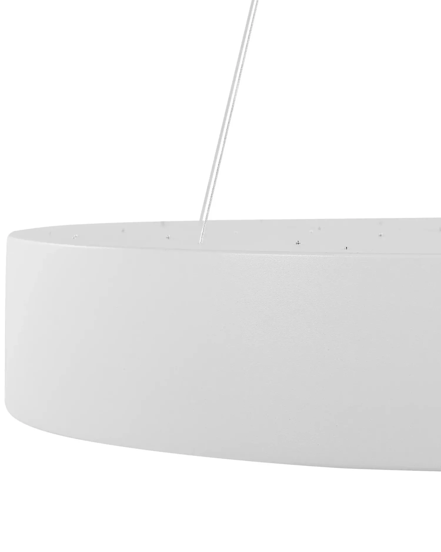 Clearance Beliani Lampadario a LED BALILI Metallo Bianco