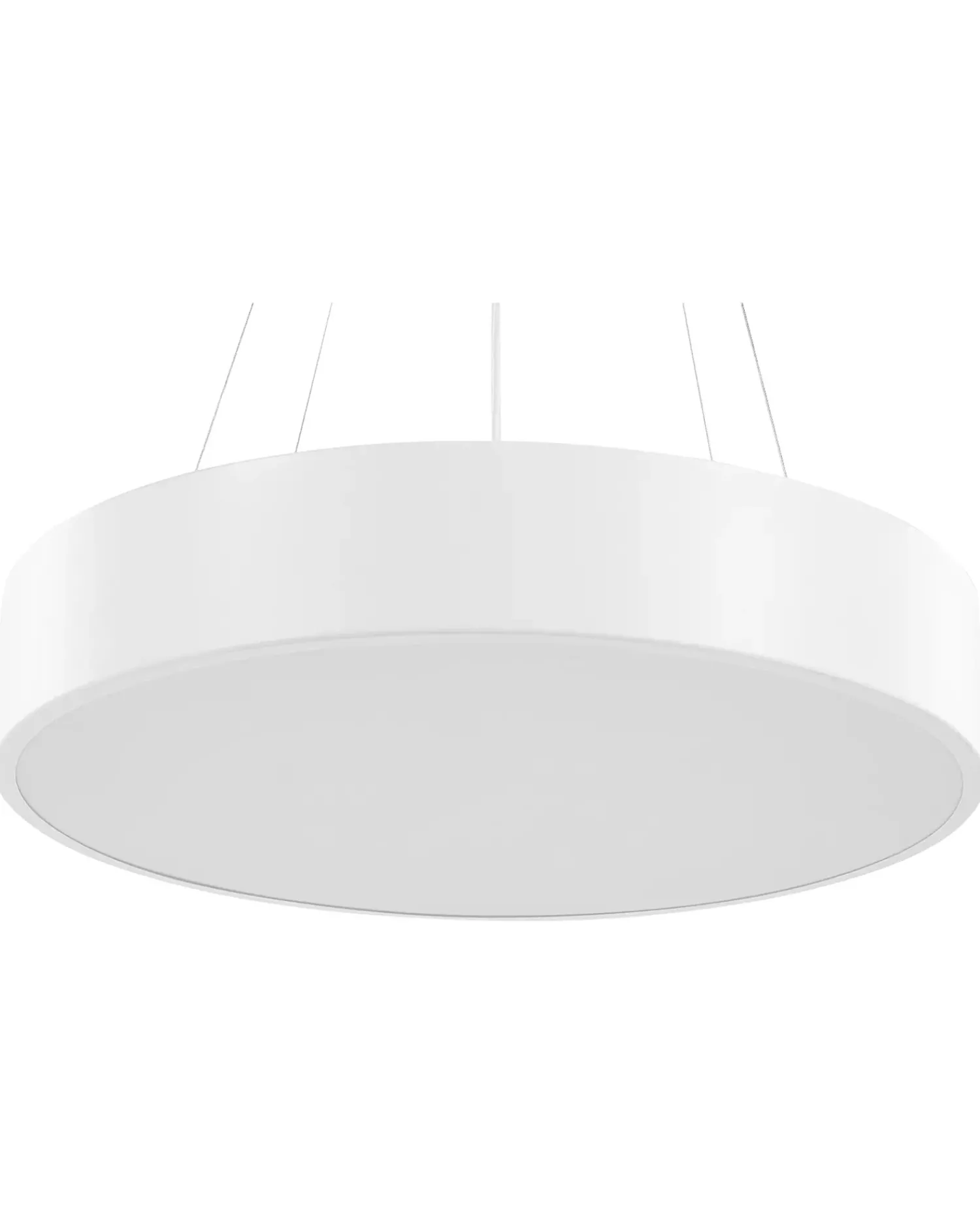 Clearance Beliani Lampadario a LED BALILI Metallo Bianco