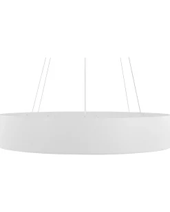 Clearance Beliani Lampadario a LED BALILI Metallo Bianco