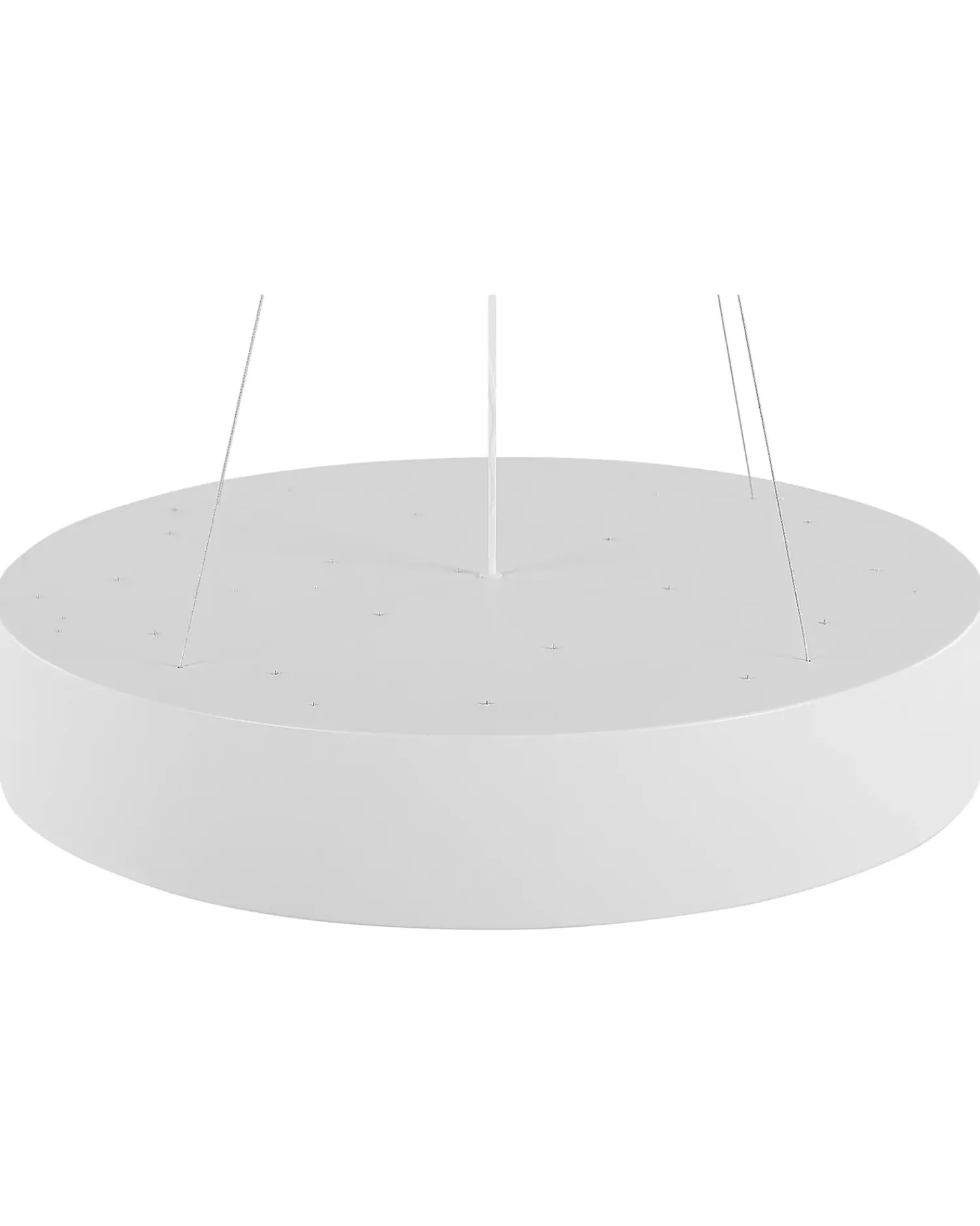Clearance Beliani Lampadario a LED BALILI Metallo Bianco