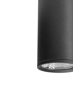 Beliani Lampadario a LED BARCALA Metallo Nero