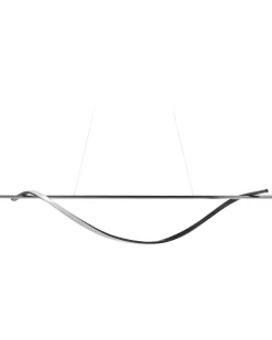 Clearance Beliani Lampadario a LED BODRI Metallo Nero