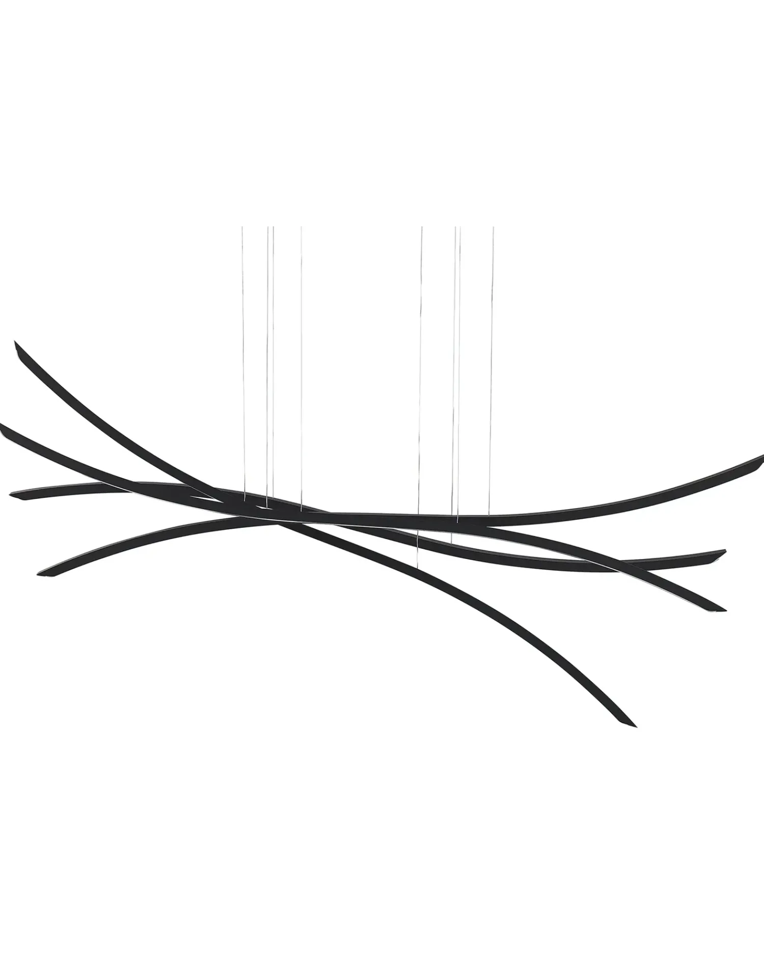 Hot Beliani Lampadario a LED CALAO Metallo Nero