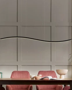 Clearance Beliani Lampadario a LED CALAO Metallo Nero
