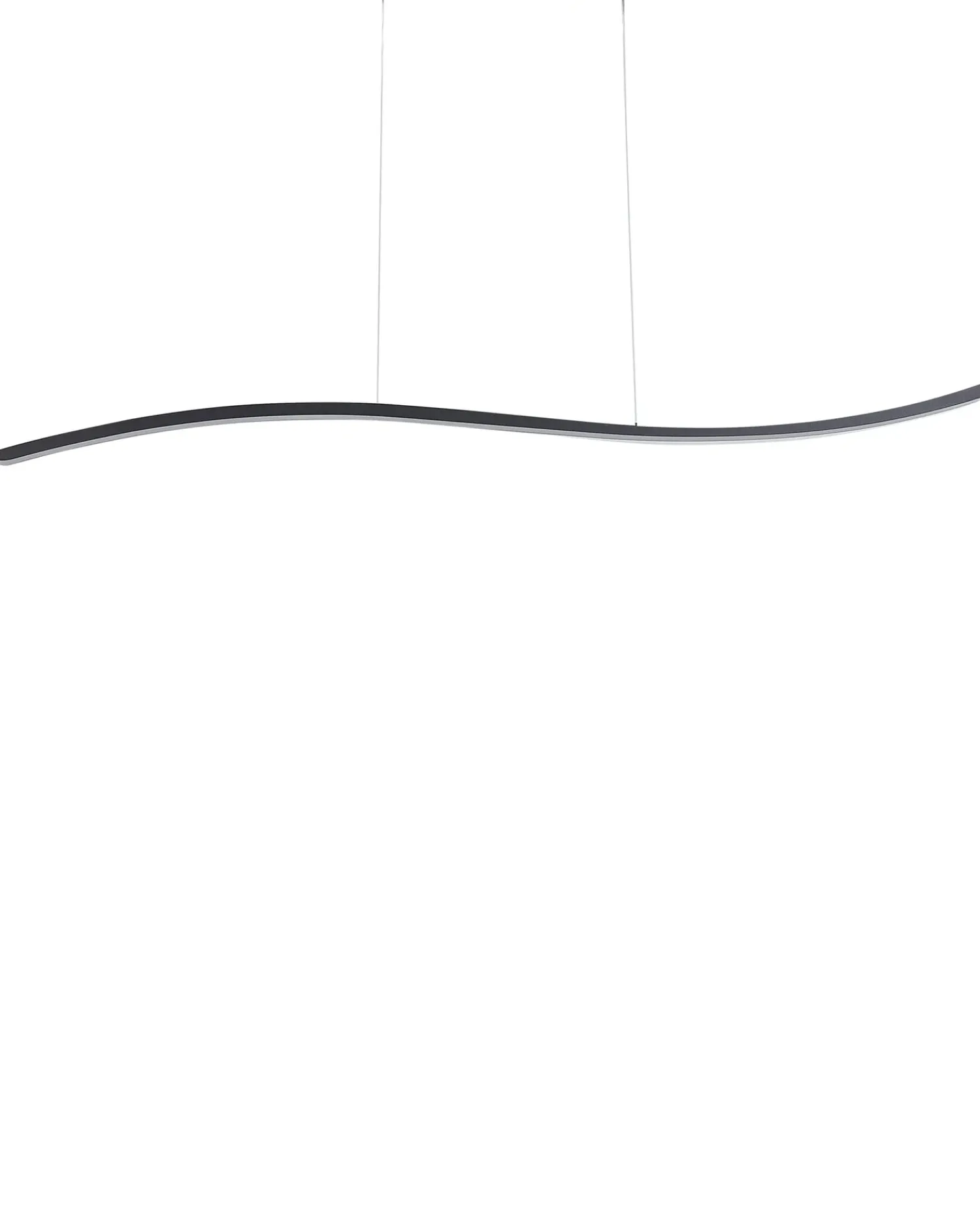 Clearance Beliani Lampadario a LED CALAO Metallo Nero