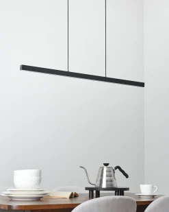 Beliani Lampadario a LED CANDELERO con telecomando Nero