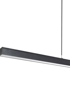 Beliani Lampadario a LED CANDELERO con telecomando Nero