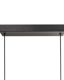 Beliani Lampadario a LED CANDELERO con telecomando Nero