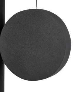 Clearance Beliani Lampadario a LED DAMAS Metallo Nero