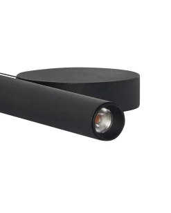 Clearance Beliani Lampadario a LED DAMAS Metallo Nero
