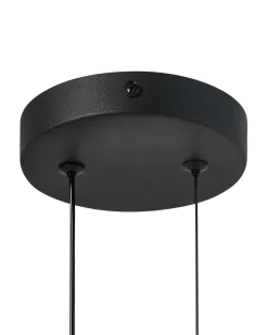 Clearance Beliani Lampadario a LED DAMAS Metallo Nero
